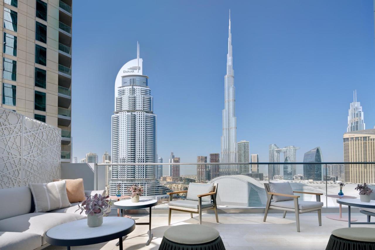 Address Dubai Mall Dış mekan fotoğraf View from the rooftop