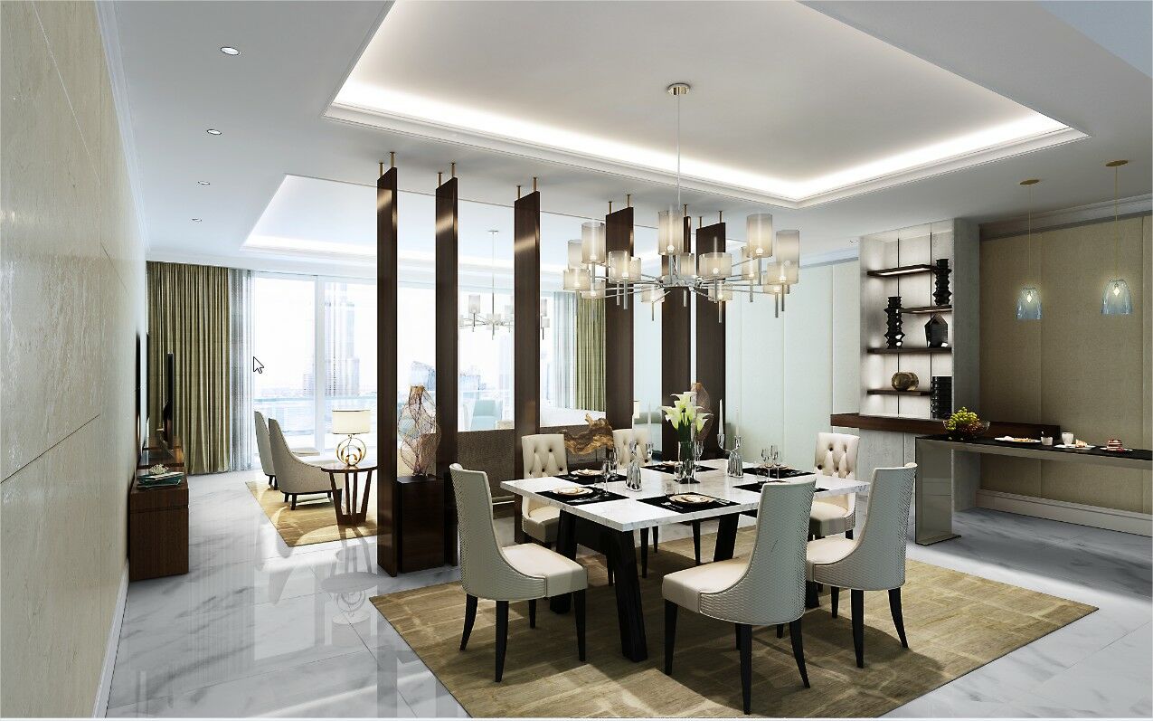 Address Dubai Mall Dış mekan fotoğraf A dining room